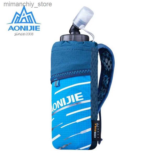 бутылка с водой AONIJIE A7102 Ручная сумка для бега Сверхлегкий пакет для гидратации Water Bott Держатель для телефона Чехол для наружного кемпинга Туризм Q231122