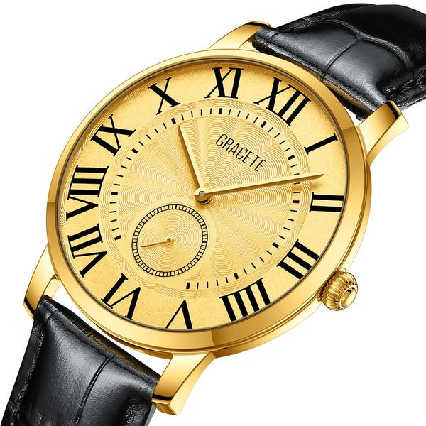 2023 оптовая продажа новый дизайн модной фабрики OEM пара золотые минималистичные пользовательские часы