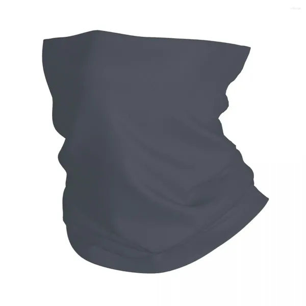 Lenços turbulência cor cinza sólida bandana pescoço gaiter impresso balaclavas rosto cachecol multifuncional headwear equitação unisex adulto