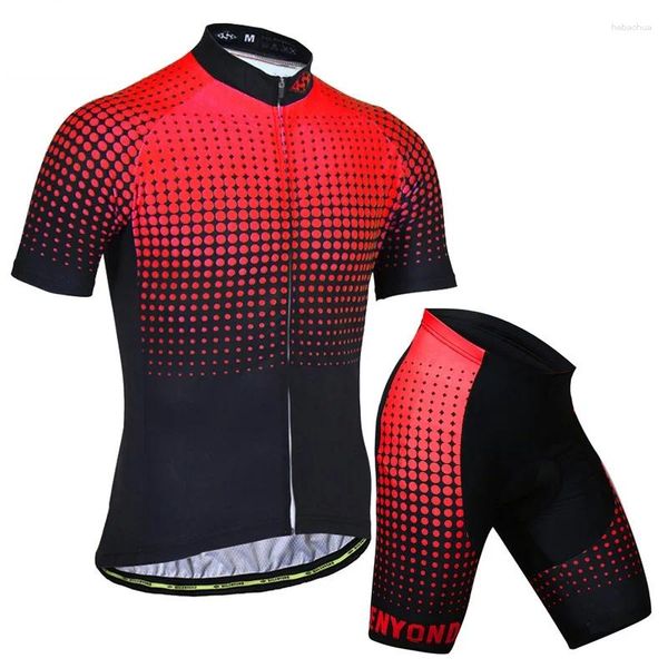 Conjuntos de corrida Pro Cycling Set MTB Bicicleta Desgaste Uniforme Esporte Quick-Seco Jersey Roupas