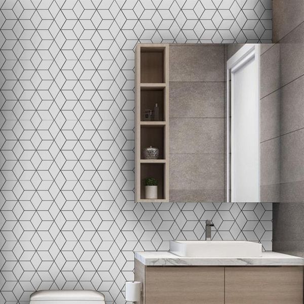10Pcs Badezimmer Selbstklebende Mosaik Fliesen Aufkleber Wasserdicht Küche Back Wand Aufkleber DIY Nordic Moderne Dekoration3351