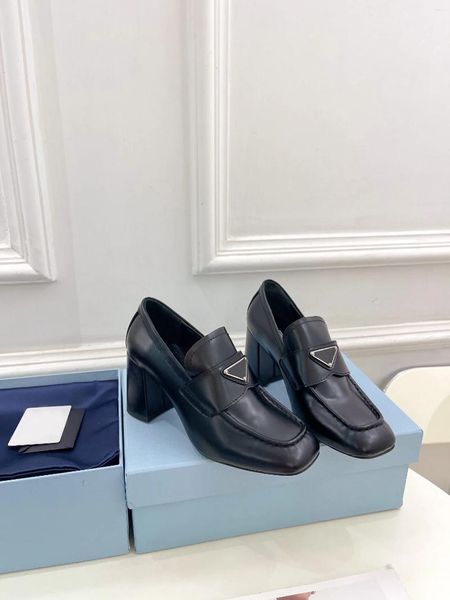 Abendschuhe Damen-Loafer aus gebürstetem Leder mit hohem Absatz, perfekte Qualität, Marke Vipol 9992309062157