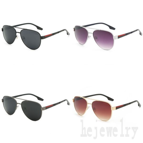 Ladries designers de sol com os óculos ovais comuns de escalada Lunette Lunette Ajuste Pad Proteção UV Óculos de sol para feminino PJ024 B23