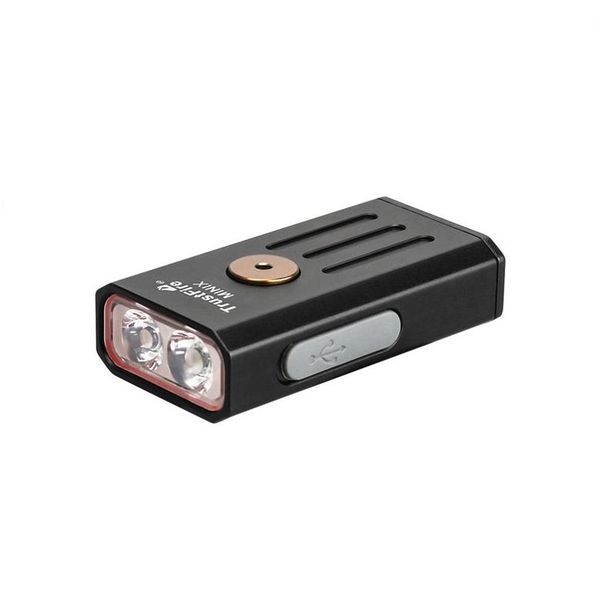 Torce Torce Ricaricabili Edc Uv Torcia Trustfire Minix 320 Lumen Uv/Rosso Usb Mini Kechain Tipo C 4 Modalità di Commutazione Led Torc Dhw0E