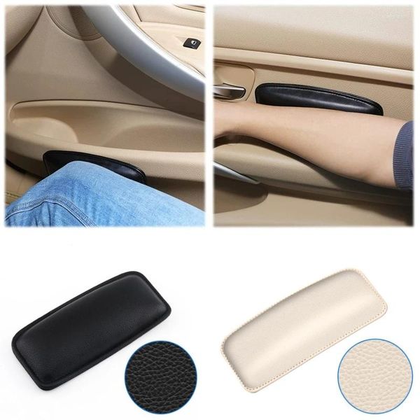 Araba koltuğu, iç yastık için evrensel deri diz pedini kapsar Rahat elastik yastık bellek köpük bacak uyluk destek aksesuarları