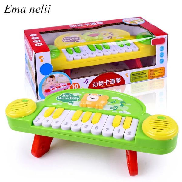 Klavyeler Piyano Bebek Elektronik Müzik Enstrümanı Oyuncak Çocuk Karikatür Hayvan Klavyesi Gelişimsel Müzik Eğitim Oyuncakları Çocuklar İçin 231122