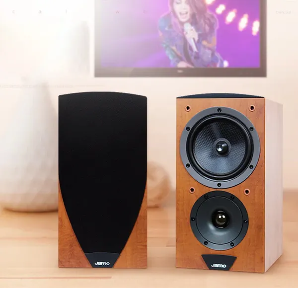 Kombinasyon hoparlörleri 6 inç masaüstü iki yönlü hoparlör yüksek güçlü hifi ses pasif kitaplık surround ev sineması ses kutusu 300w