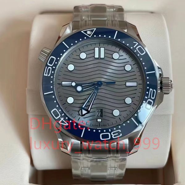 Orologio da uomo classico Movimento meccanico automatico Cinturino NATO in acciaio inossidabile da 42 mm Orologi da polso da uomo impermeabili Business 007 Regalo da uomo