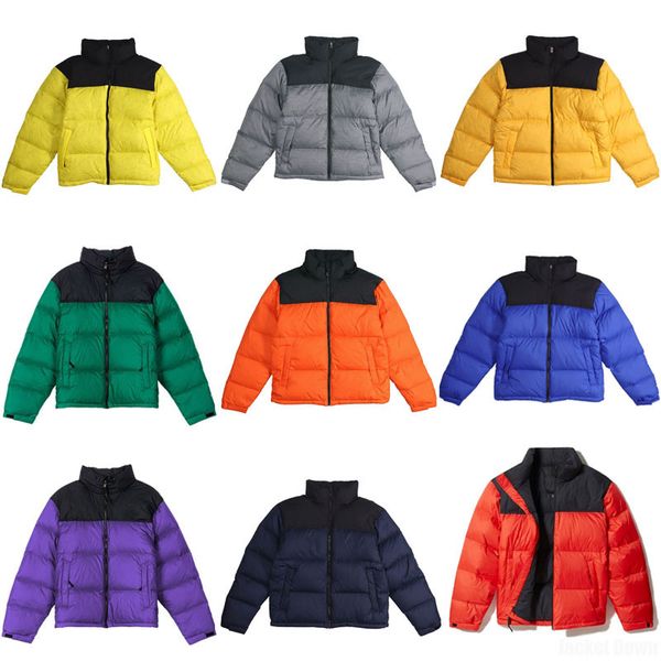 Mens Designer Down Jacket Norte Inverno Algodão Mulheres Jaquetas Parka Casaco Rosto 700 Bordado Winterjacke Casal Grosso Casacos Quentes Tops Outwear Múltipla Cor XS-5XL