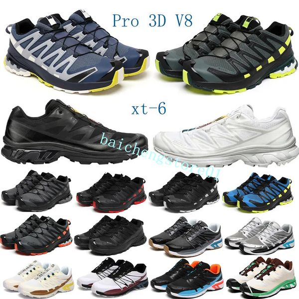 XT6 Sapatos atléticos avançados masculino xapro 3dv8 Tripla preta malha asas 2 branco azul vermelho amarelo verde velocidade cruzamento speedcross masculino tênis ao ar livre tênis b4