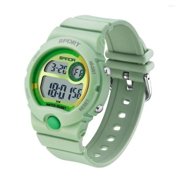 Orologi da polso Fashion Sanda 2023 Orologi da donna casual Orologio digitale impermeabile da donna per orologio femminile Relogio Feminino