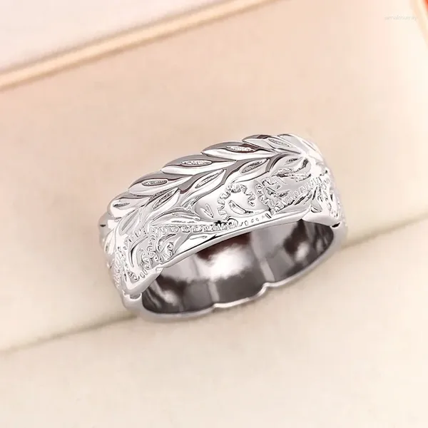 Wedding Rings CAOSHI Exquisite Lady Band Elegant Carved Design Style Finger Accessories For Engagement Ceremony Aesthetic Jewelry Gift