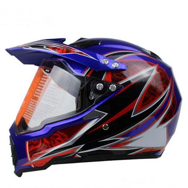 Caschi moto All'ingrosso-Casco motocross off road antivento di alta qualità con lente Casque Moto Maschere Drop Delivery Cellulari Moto Otc3L