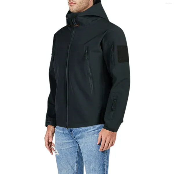 Männer Jacken Stilvoll Für Männer 2023 Kleidung Herbst Winter Jacke Weiche Kapuze Männlichen Mantel Geeignet Outdoor Casual Outwear