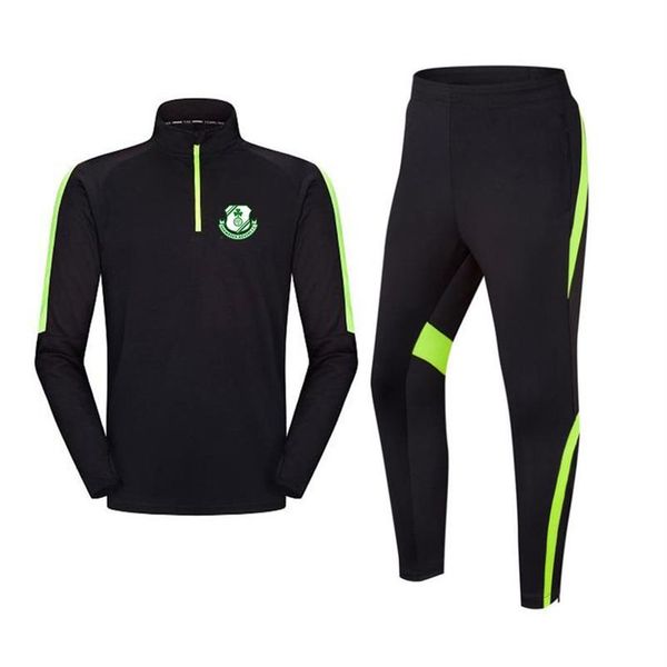 Shamrock Rovers Football Club Herren-Trainingsanzug Fußballjacke Freizeit-Trainingsanzüge Erwachsene Kinder Outdoor-Sportbekleidung Joggen Hiki325I