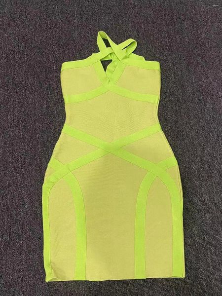 Freizeitkleider 2023 Sonderangebot! Frauen Sexy Liebsten Rayon Verband Bodycon Mini Kleid Nachtclub Geburtstag Party Promi Cocktail