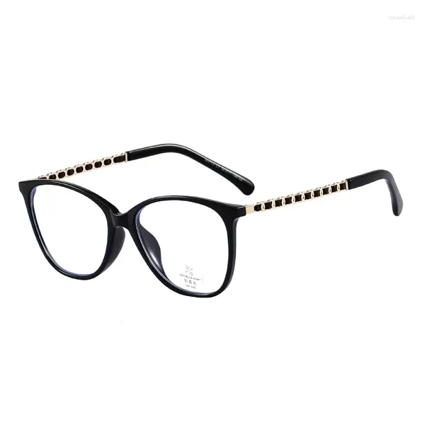 Sonnenbrillenrahmen YN3113 Cat Eye Fashion TR90 Anti-Blaulicht-Brille Männer und Frauen 2023 Koreanische Version des neuesten Ketten-Myopie-Rahmens