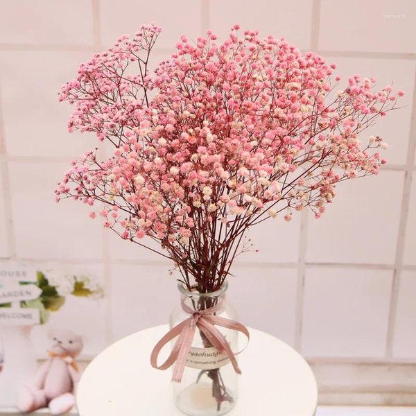 Fiori decorativi conservati secchi Gypsophila Baby Breath Million Stars Bouquet di fiori Decorazione Pianta naturale Home Deco Mariage