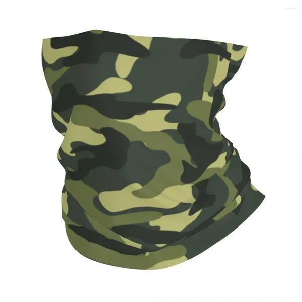 Sciarpe Acquerello Verde Militare Grano Rilievo Bandana Collo Ghetta Stampata Maschera Sciarpa Passamontagna Multiuso Ciclismo Unisex Adulto Antivento