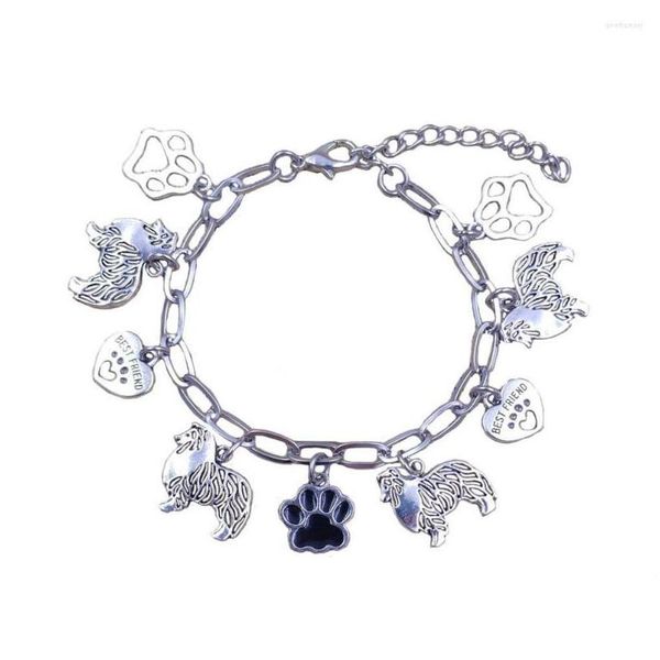 Cavigliere Cavigliere Estate Spiaggia Piede Gioielli Cavigliera 16 Stili Acciaio inossidabile Dalmata Cane Animale Catene alla caviglia Accessori Y Regalo donna Dhkj8