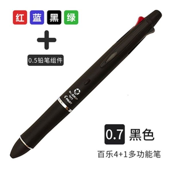 Многофункциональные ручки 5 в 1 Pen Japan Pilot Dr.Grip 41 Многофункциональный четырехцветный пера с четырьмя шариками 0,7 мм карандаш 0,5 мм 1 шт./Лот 230422