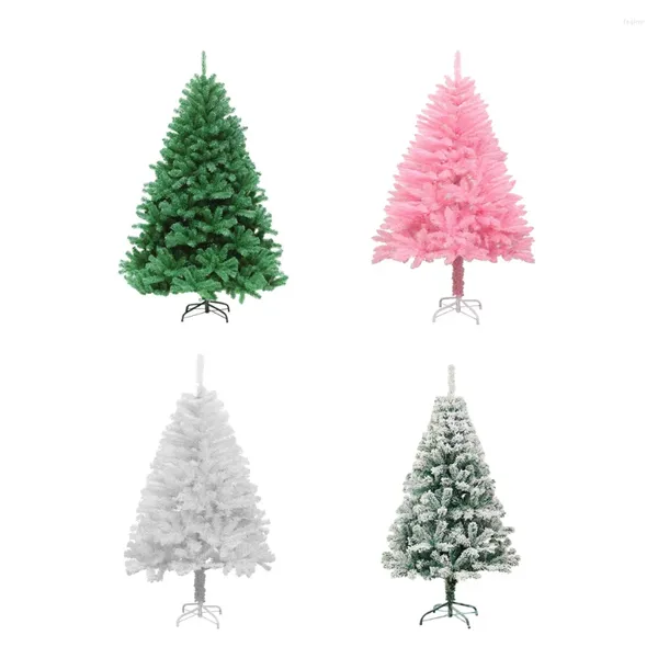 Decorazioni natalizie 45/60CM Alberi staccabili Decor PVC artificiale Home Party Garden Decorativo Albero di Natale 2024 Anno Navidad