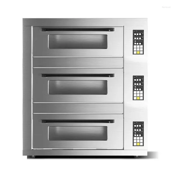 Fornos elétricos multifuncional forno multicamadas 220v casa padaria torradeira pizza utensílios de cozinha cronometragem cozimento
