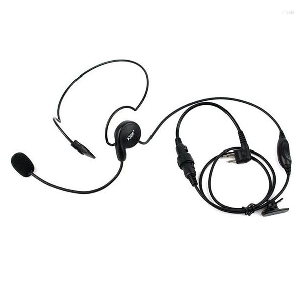 Walkie Talkie Gelişmiş Tek Taraflı Kulaklık Mikrofon Boyun Bisiklet Alanı Motorola Radyo GP3688 GP300 GP68 EP450 için Taktik Kulaklık