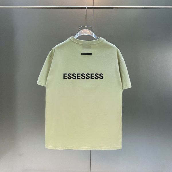 Herren T-Shirts Essentialclothing Designer Herren T-Shirts Print Ess Kurzarm Brust Buchstabe Essent Oversize Casual TShirt Baumwolle Essentiel Men Essentail Shi