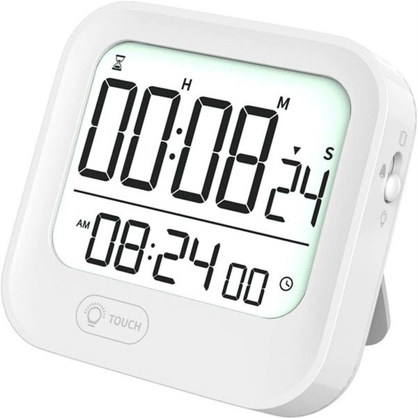 Pomodoro Intervall-Timer, Countdown-Uhr, Tomaten-Stoppuhr, weiße Hintergrundbeleuchtung, 261P