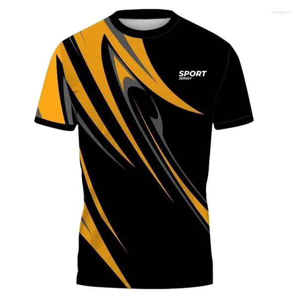 Erkek Tişörtleri Erkek Spor Salonu Sıkıştırma T-Shirt Kadınlar Sıska Tişört Sporlu Erkek Koşu Fitness Spor Adam Jogging Üstleri T-Shirts