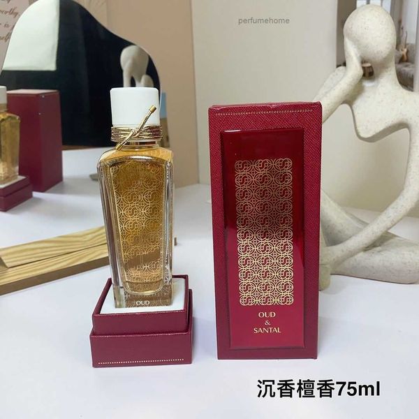 2023 Designer Perfumes OUD AMBRE SANTAL MUSC ROSE PINK 75ml Rose Oud Wood Fragranza unisex Spray Odore di lunga durata S289