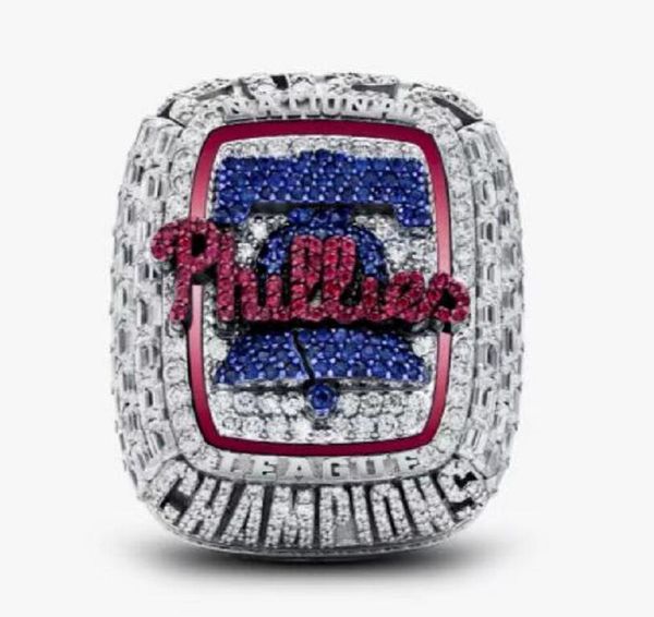2022 2023 Philadelphia World Series Baseball Team Meisterschaft Ring Sport Souvenir Männer Fan Geschenkgroßhandel Hip Hop Punk Juwely