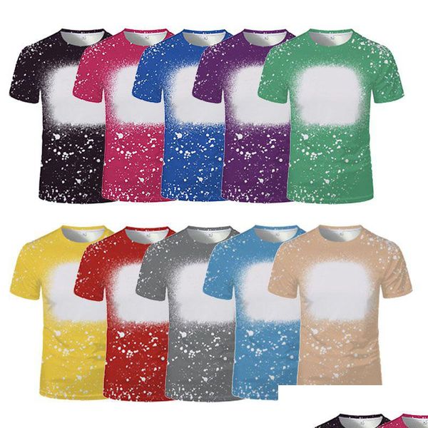 Party Supplies Sublimation Shirts für Männer Frauen Wärmeübertragung Blank DIY Shirt T-Shirts Großhandel Drop Lieferung Dhzpz