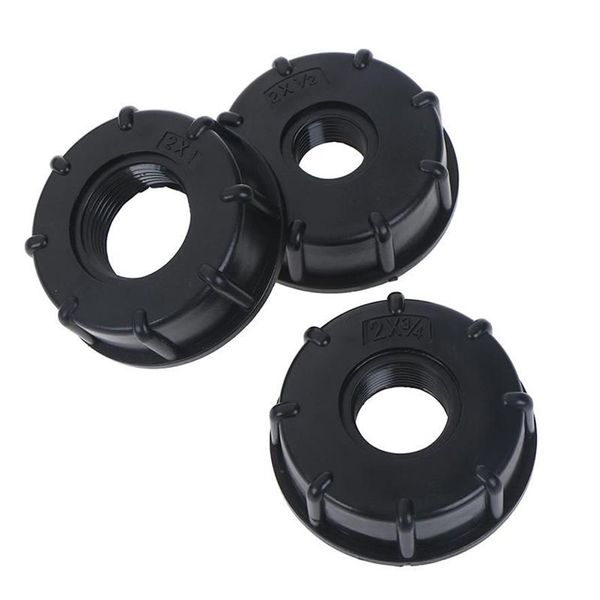 Equipamentos de rega Adaptador de tanque IBC Torneira Conector Substituição Válvula Montagem para conectores de água de jardim doméstico 1/2 polegadas 3/4 1 Threa263S