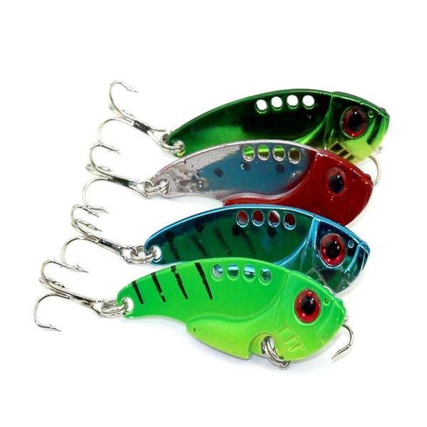 HENGJIA Isca De Pesca Lâmina Isca De Metal VIB Isca Dura Água Doce Água Rasa Baixo Walleye Crappie Minnow 11G Equipamento De Pesca VIB01290t