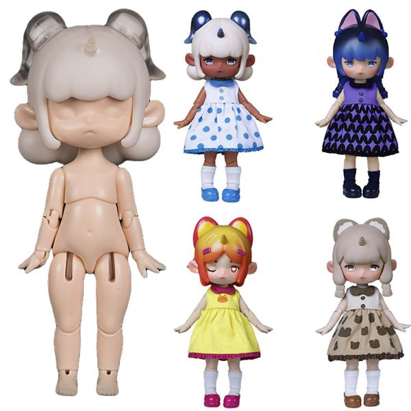 Scatola cieca Penny's Box Obtisu11 Dolls Blind Box Cute Elf Unicorn Bjd Dolls Figure Mystery Box Modello anime Kawaii Surprise Toy For Kid Girl 230422