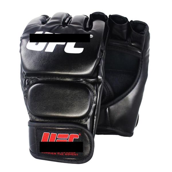 SUOTF Черные боевые MMA Бокс Спортивные кожаные перчатки Tiger Muay Thai Fight Box Перчатки ММА боксерские санда боксерские перчатки ММА T191292b