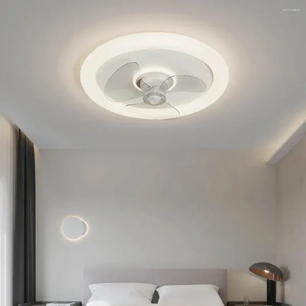 Ventilatore da soffitto intelligente all-in-one per la casa leggero a doppio giro adatto per la camera da letto dei bambini