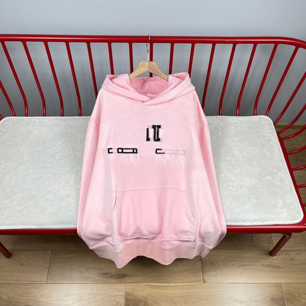 Erkekler yıkanmış vintage püsküllü pist seti kapüşonlu sweatshirt kapüşonlu pantolon gündelik ABD tasarımcı eğitim joggers pantolon unisex giyim pembe renkler 23FW 22 Kasım