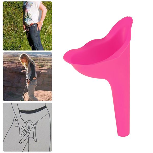 10pcs portátil Camping Urine Disposited Funil Urinal Viagem Feminino Urinação Mulheres de Stand Up Pee Soft Outdoors