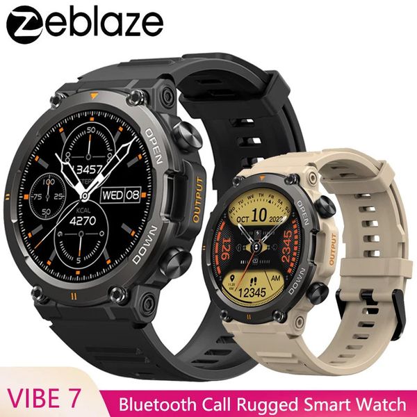 Умные часы Zeblaze Vibe 7 Rugged Smartwatch 1,39-дюймовый цветной IPS-дисплей Прием вызовов Аккумулятор 400 мАч 100 спортивных режимов для Android 231122