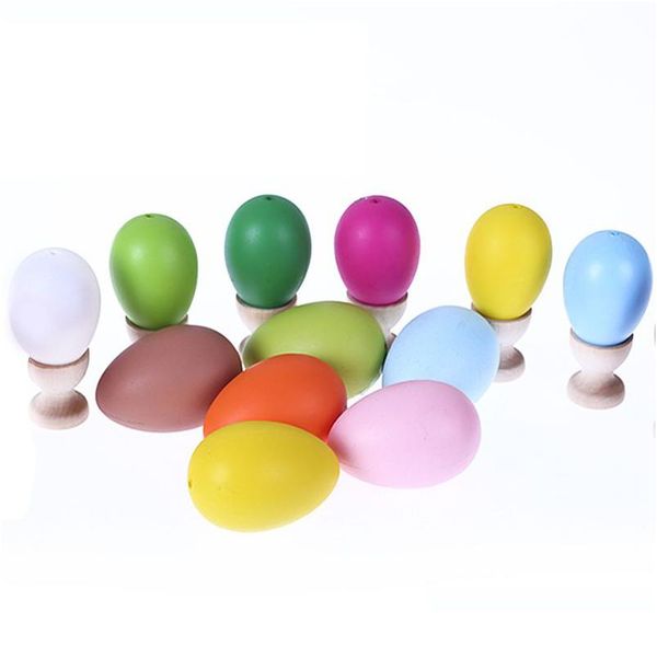 Simation Color DIY Easter Egg Party Favor Crianças Pintadas à Mão Brinquedos Criativos Drop Delivery Dhzfc
