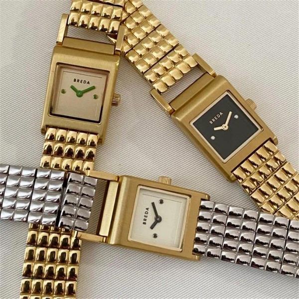 Orologi da polso BREDARever's Watch Quadrante piccolo quadrante Vintage Semplice regalo di moda Nicchia di lusso leggero da donna