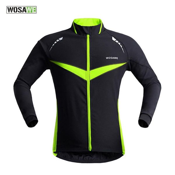 Tüm-2015 yeni profesyonel termal bisiklet ceket kış koşu spor ceket erkek kadın kadın yüksek kaliteli wosawe 2 renkler bc2662701