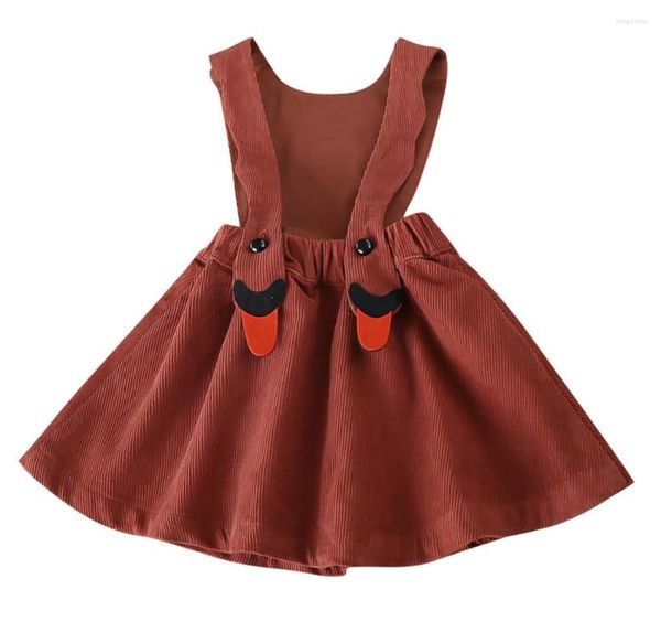 Vestiti da ragazza Toddler Kid Baby Clothes Velluto a coste Swan Party Pageant Princess Abito generale