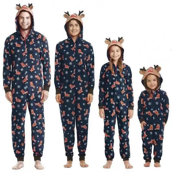 Familie passende Outfits Pyjamas Set Papa Mama und ich Strampler Weihnachtsfeier Vater Mutter Tochter Sohn Kind Overall Kleidung 231122