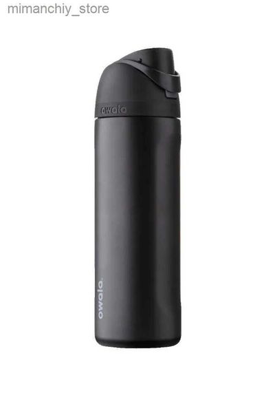 Wasserflasche Owala FreeSip Stainss Steel Water Bott 24oz Black Q231122