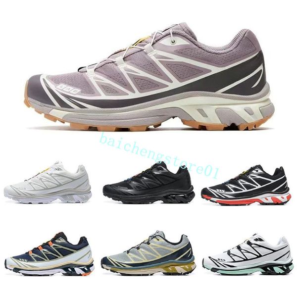 XT-6 Koşu Ayakkabı Laboratuvar Spor Ayakkabı Üçlü Whte Siyah Yıldızlar Çarpışma Yürüyüş Ayakkabı Açık Koşucular Eğitmenler Spor Spor ayakkabıları Chaussures Zapatos 36-45 B4