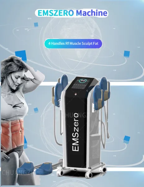 EMS Vücut Şekillendirme Makinesi Emszero Kas Uyarıcı Buliting Yüksek Verimli Zayıflama Masajı Yağ Azaltma Vücut Şekillendirme